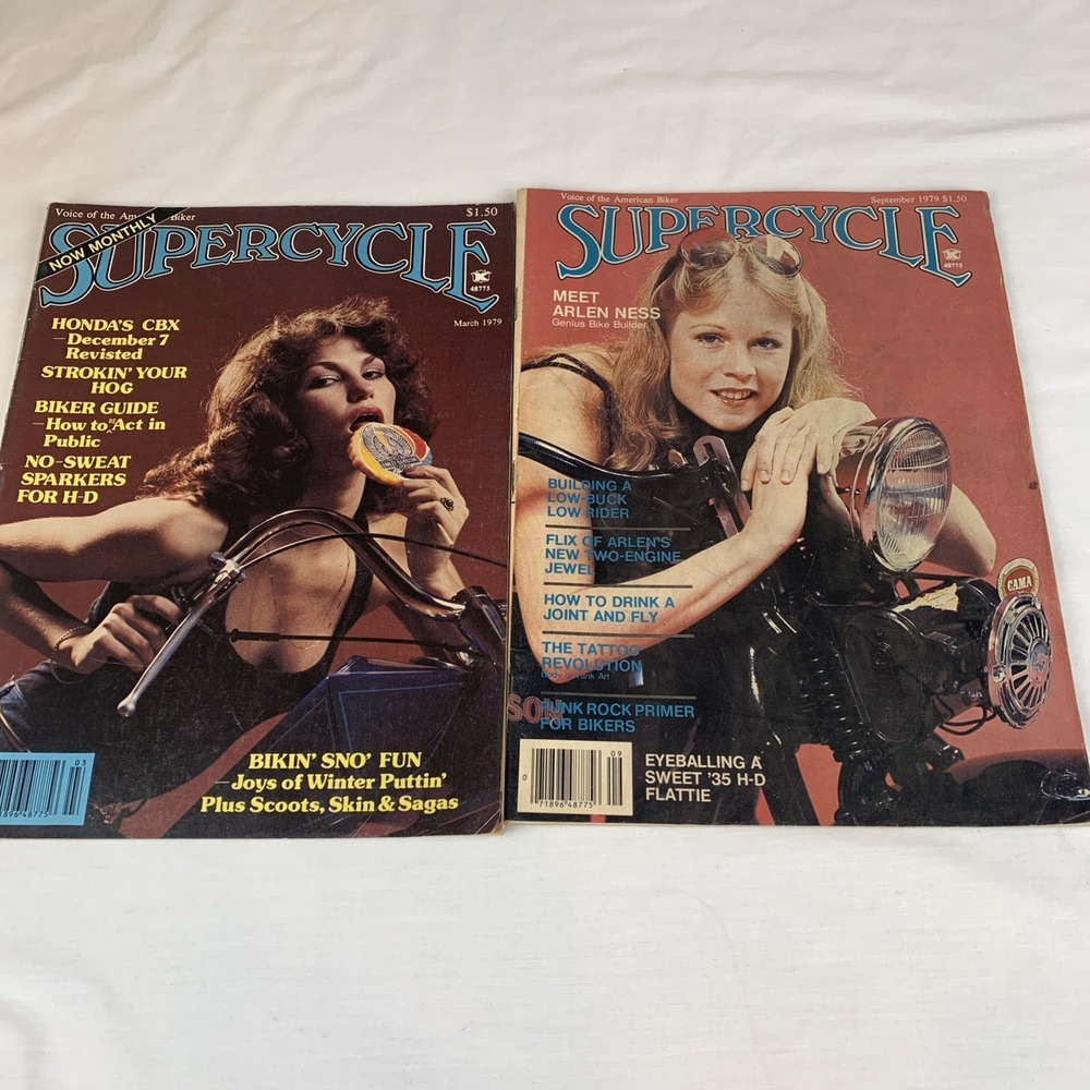 Vtg Supercycle‎ Magazine March And September 1979